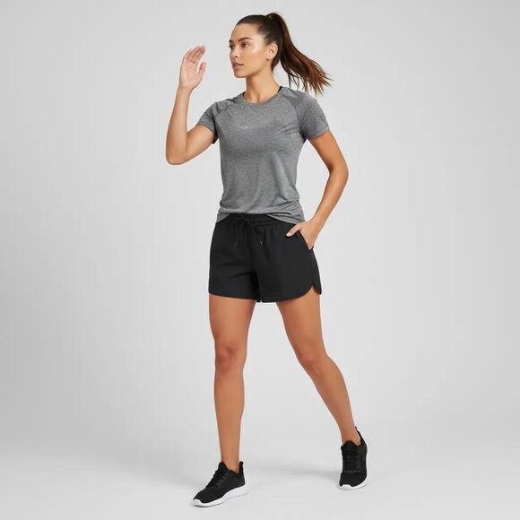 Lands' End Sport Pants - Lands' End Sport Athletic Workout Sports Running Shorts, Black Women's Size12